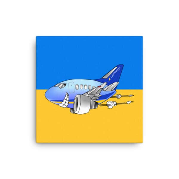 Canvas - LC Air 737 caricature