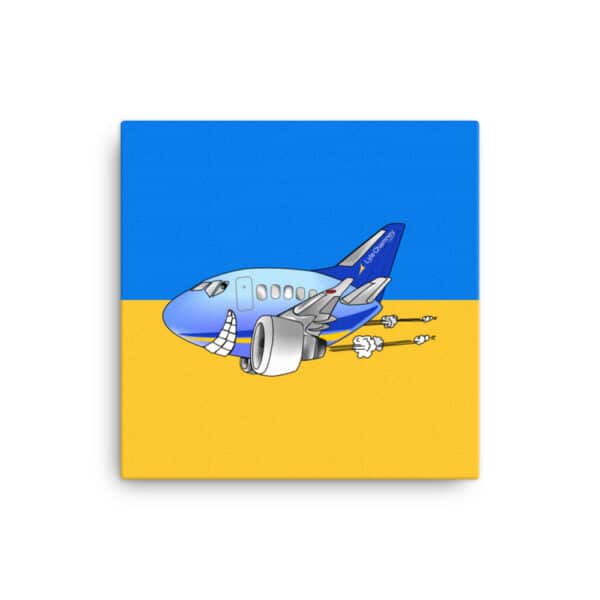 Canvas - LC Air 737 caricature - Image 2