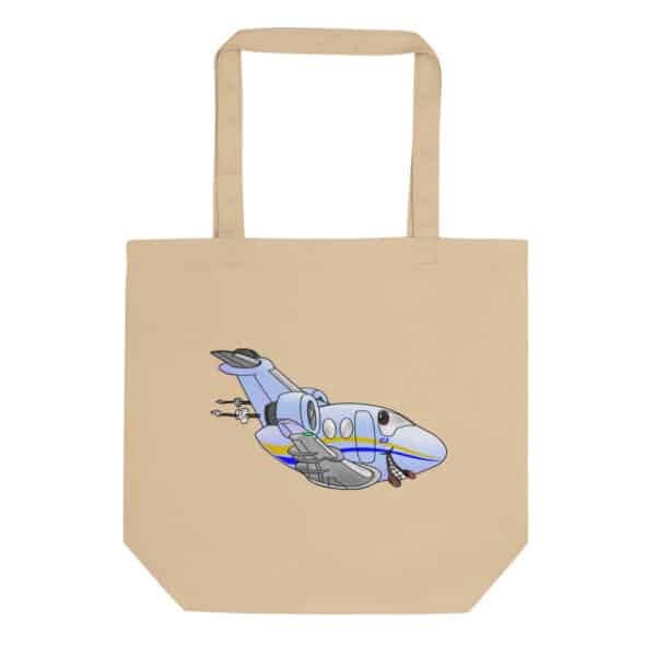 Eco Tote Bag - CitationJet caricature - Image 2