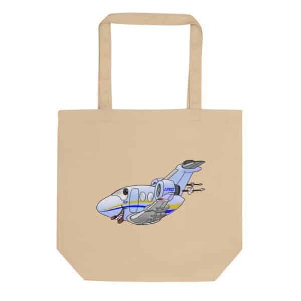 Eco Tote Bag - CitationJet caricature