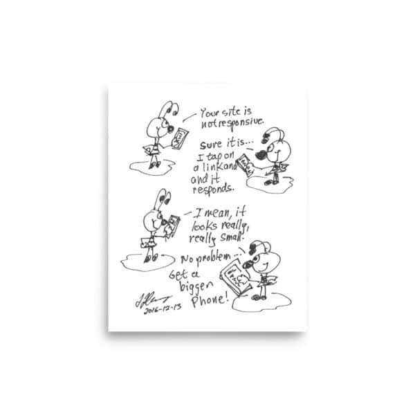 Poster - The Bug - responsive website - Image 2