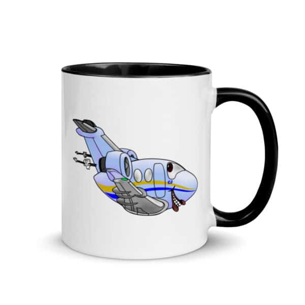 Mug with Color Inside - CitationJet caricature - Image 3