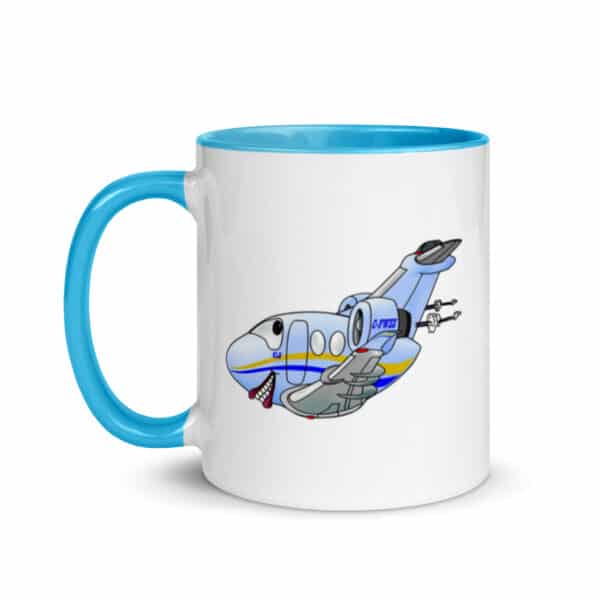 Mug with Color Inside - CitationJet caricature - Image 10