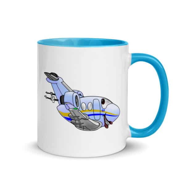 Mug with Color Inside - CitationJet caricature - Image 9