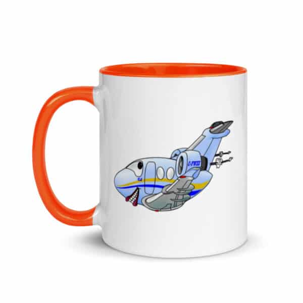 Mug with Color Inside - CitationJet caricature - Image 8