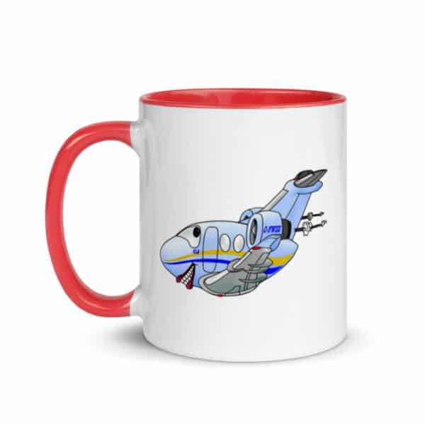 Mug with Color Inside - CitationJet caricature - Image 6