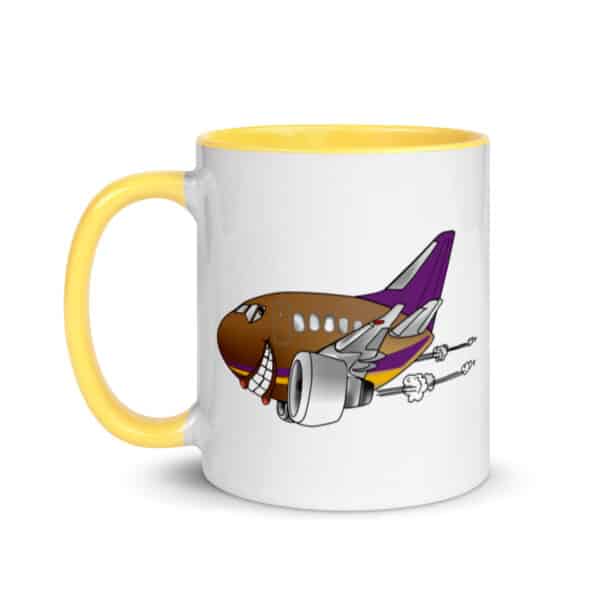Mug with Color Inside - DTG 737 caricature