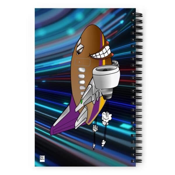 Spiral notebook - DTG 737 caricature - Image 2