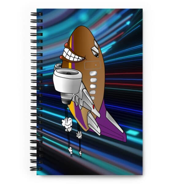 Spiral notebook - DTG 737 caricature