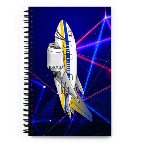 Spiral notebook - 787 caricature